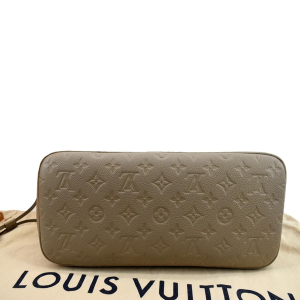 Louis Vuitton Neverfull MM Monogram Leather Tote Bag - Bottom