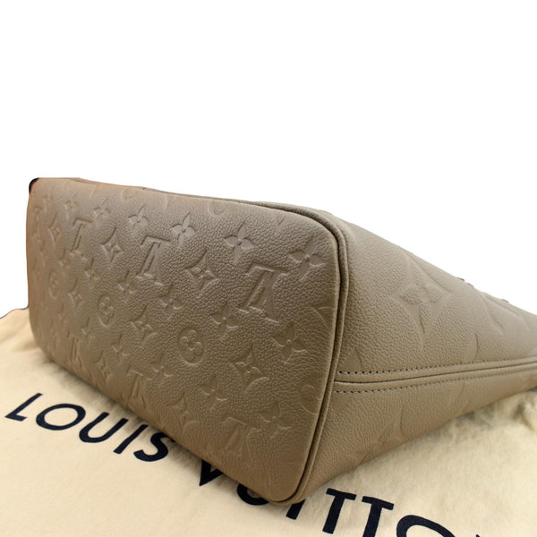 Louis Vuitton Neverfull MM Monogram Leather Tote Bag - Bottom Right