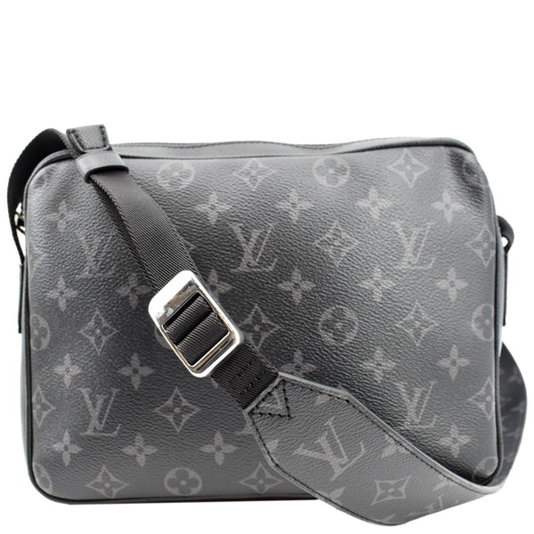 LOUIS VUITTON Outdoor Messenger Eclipse Canvas Crossbody Bag Black
