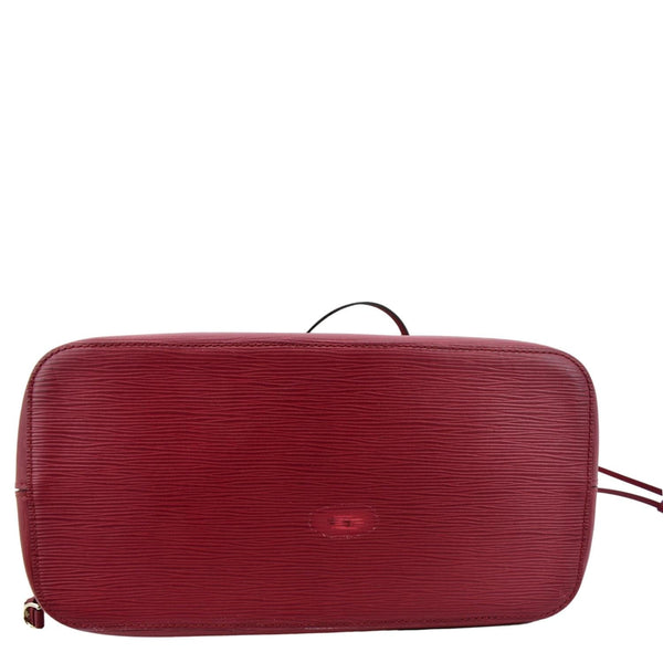 LOUIS VUITTON Neverfull MM Epi Leather Tote Shoulder Bag Maroon