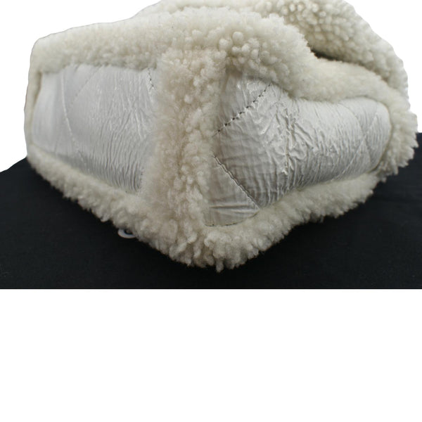 Chanel 19 Flap Shearling Patent Leather Shoulder Bag - Bottom Right