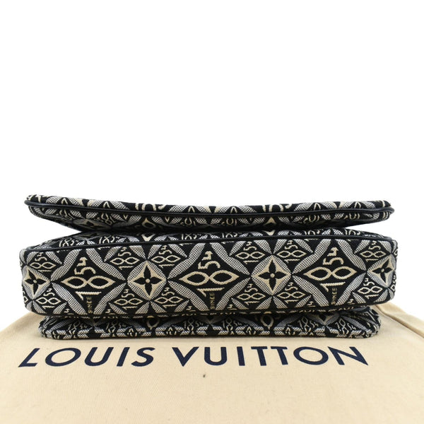 LOUIS VUITTON Metis Pochette Jacquard Since1854 Leather Top Handle Satchel Bag Grey - New Year Deals
