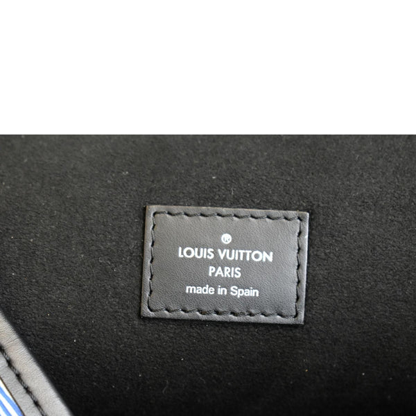 LOUIS VUITTON Neverfull MM Epi Leather Tote Shoulder Bag Blue