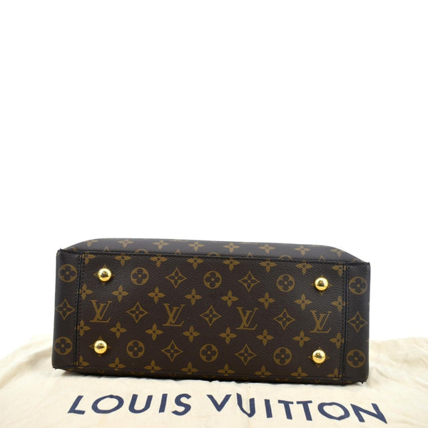 Louis Vuitton Flower Monogram Canvas Tote Shoulder Bag - Bottom