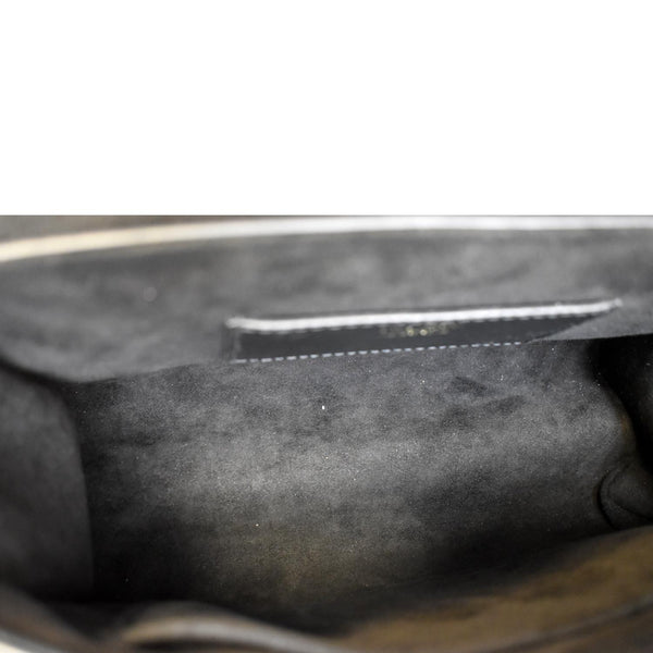 LOUIS VUITTON Twist Epi Leather Crossbody Bag Black