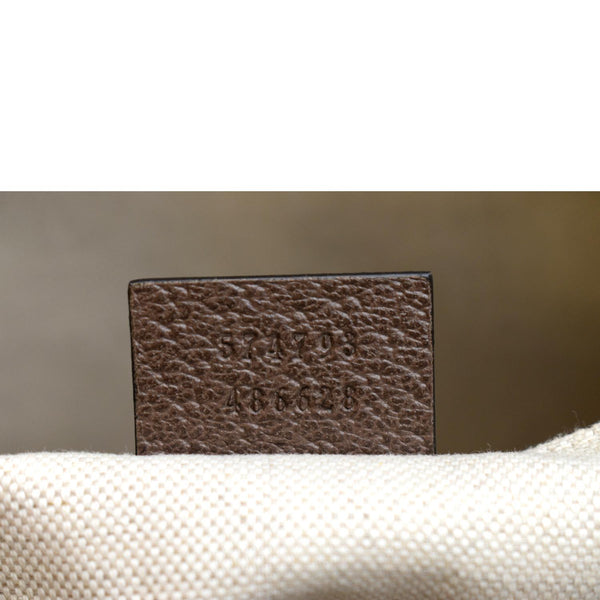 GUCCI Ophidia Soft GG Supreme Canvas Leather Briefcase Shoulder Bag Beige 574793