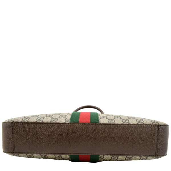 GUCCI Ophidia Soft GG Supreme Canvas Leather Briefcase Shoulder Bag Beige 574793