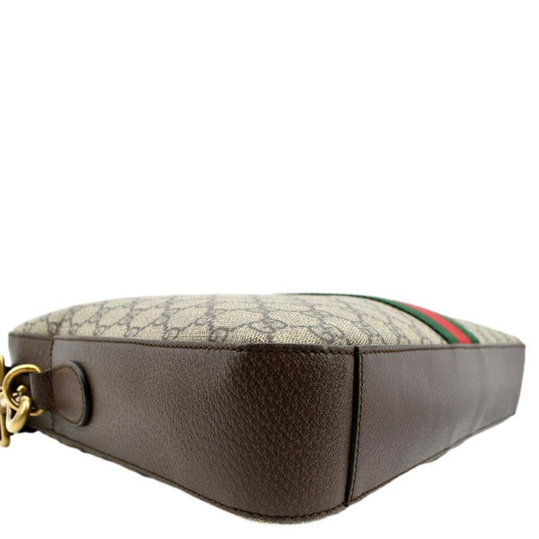 GUCCI Ophidia Soft GG Supreme Canvas Leather Briefcase Shoulder Bag Beige 574793