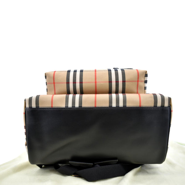Burberry Vintage Check Nylon Backpack Bag Beige