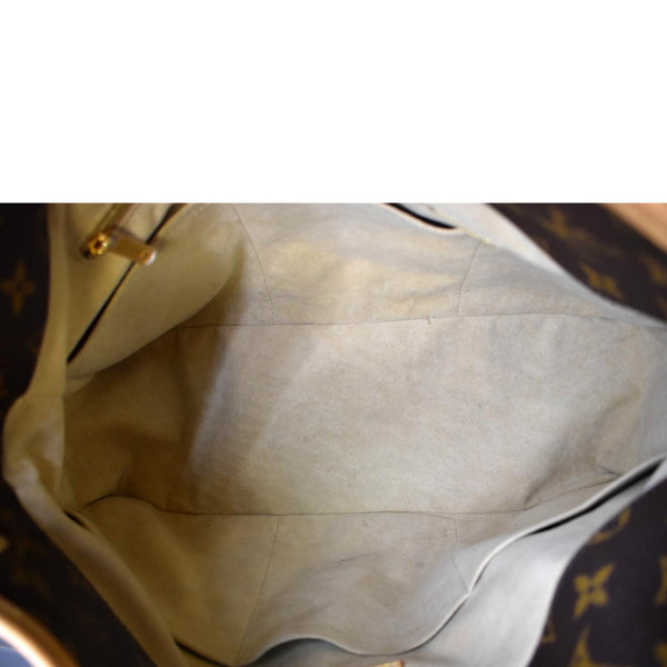 Louis Vuitton Artsy MM Monogram Canvas Hobo Bag Brown - Inside Section