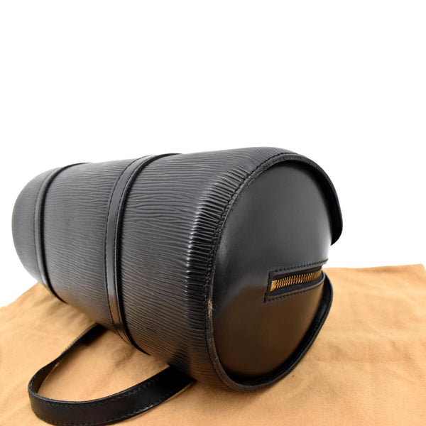 LOUIS VUITTON Papillon Epi Leather Handbag Black