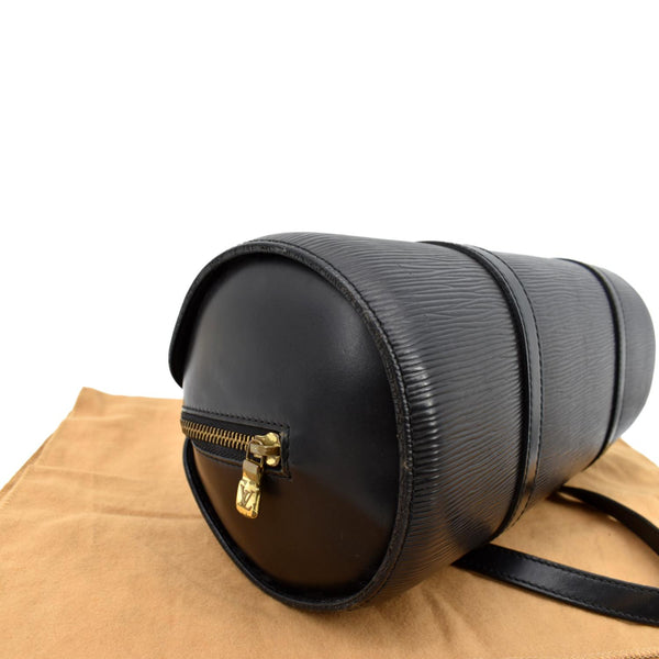 LOUIS VUITTON Papillon Epi Leather Handbag Black