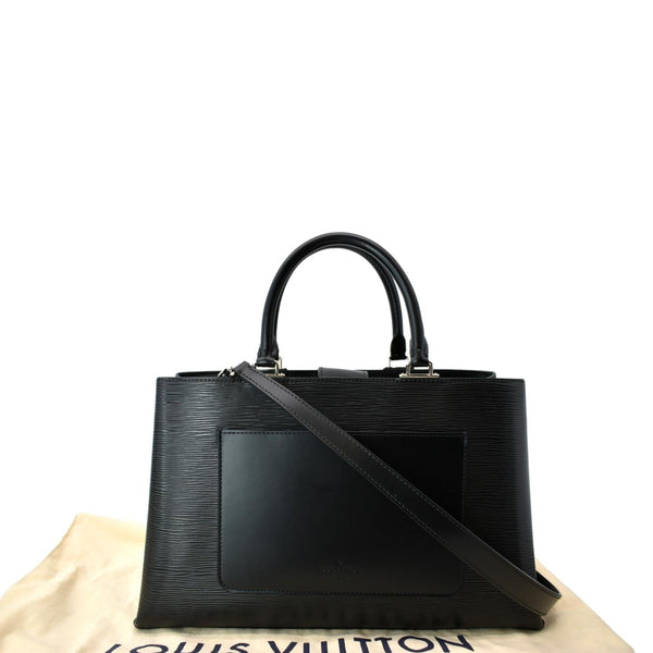 LOUIS VUITTON Kleber Epi Leather Shoulder Bag Black