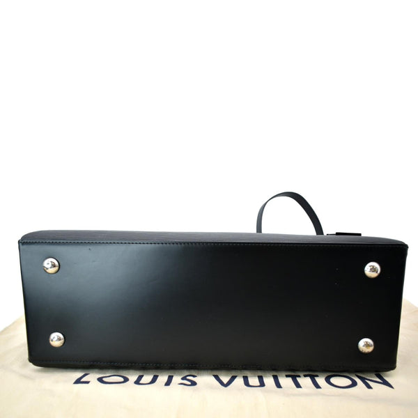 LOUIS VUITTON Kleber Epi Leather Shoulder Bag Black