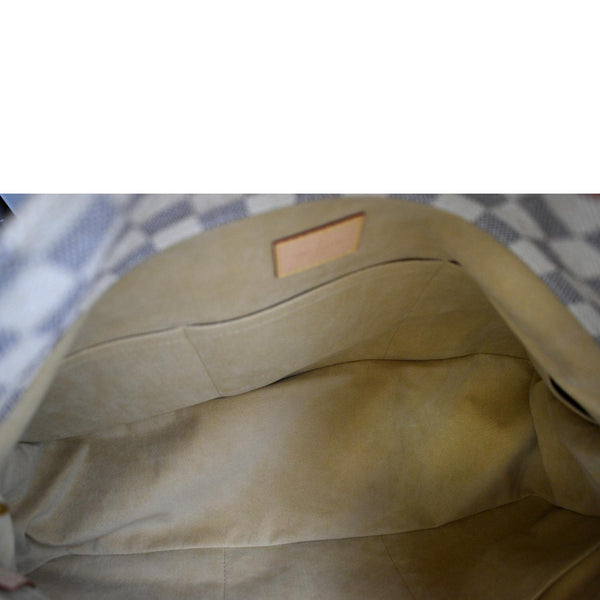 LOUIS VUITTON Artsy MM Damier Azur Hobo Bag White