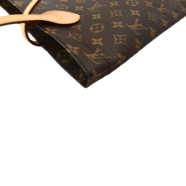 LOUIS VUITTON Carry it Monogram Canvas Shoulder Bag Brown