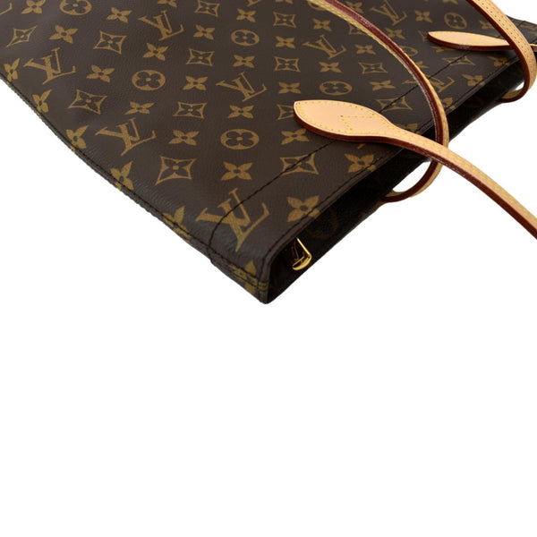 LOUIS VUITTON Carry it Monogram Canvas Shoulder Bag Brown