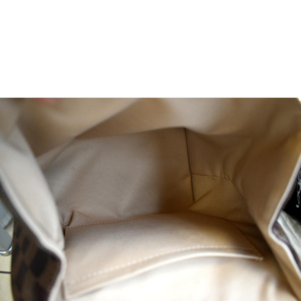 LOUIS VUITTON Clapton Damier Ebene Backpack Bag Creme Beige