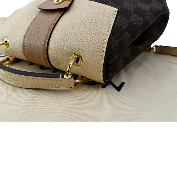 LOUIS VUITTON Clapton Damier Ebene Backpack Bag Creme Beige