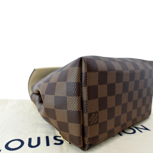 LOUIS VUITTON Clapton Damier Ebene Backpack Bag Creme Beige