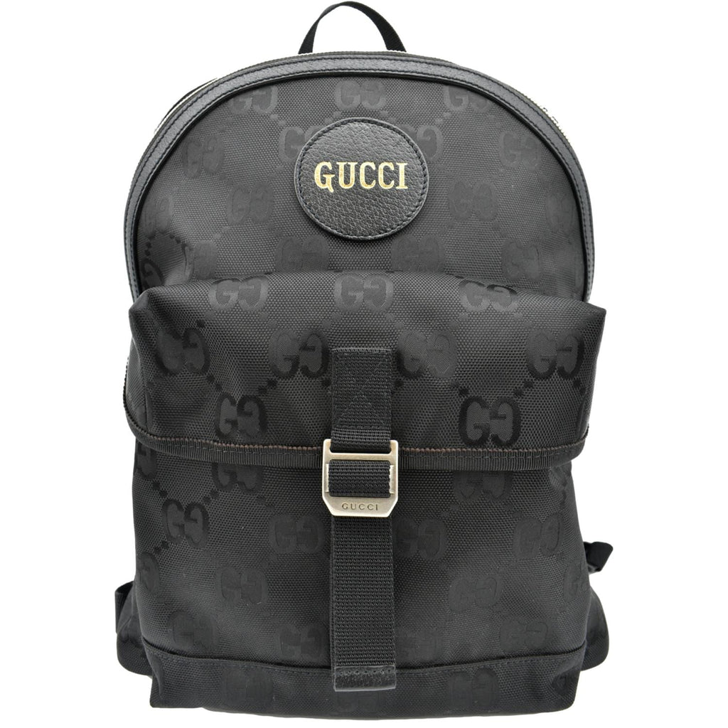 Gucci Off The Grit 643887 Men,Women Nylon Backpack Black,Orange