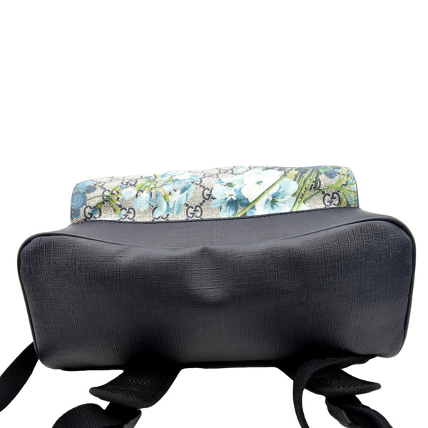 Gucci Blooms GG Supreme Monogram Backpack Light Blue - Bottom
