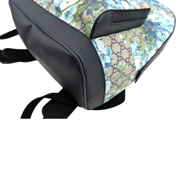 Gucci Blooms GG Supreme Monogram Backpack Light Blue - Bottom Right