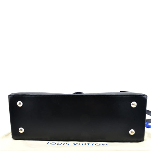 Louis Vuitton Kleber Epi Leather Shoulder Bag in Black - Bottom