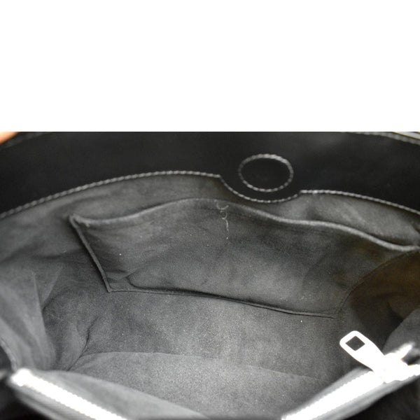Louis Vuitton Kleber Epi Leather Shoulder Bag in Black - Inside