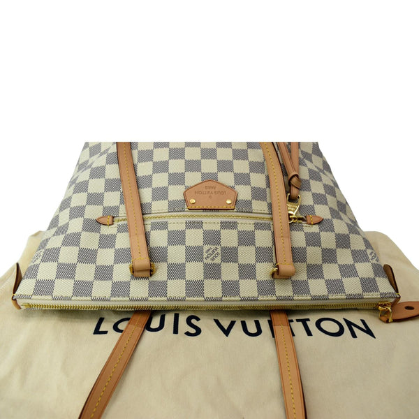 LOUIS VUITTON Iena PM Damier Azur Shoulder Bag White