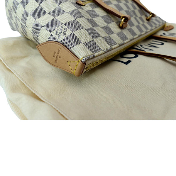 LOUIS VUITTON Iena PM Damier Azur Shoulder Bag White