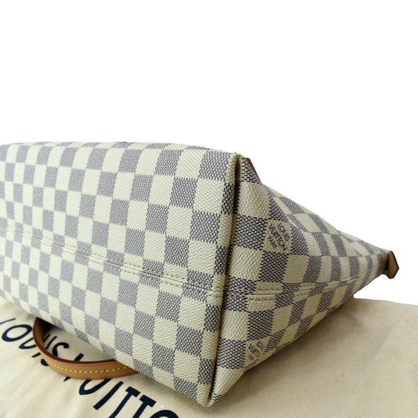 LOUIS VUITTON Iena PM Damier Azur Shoulder Bag White