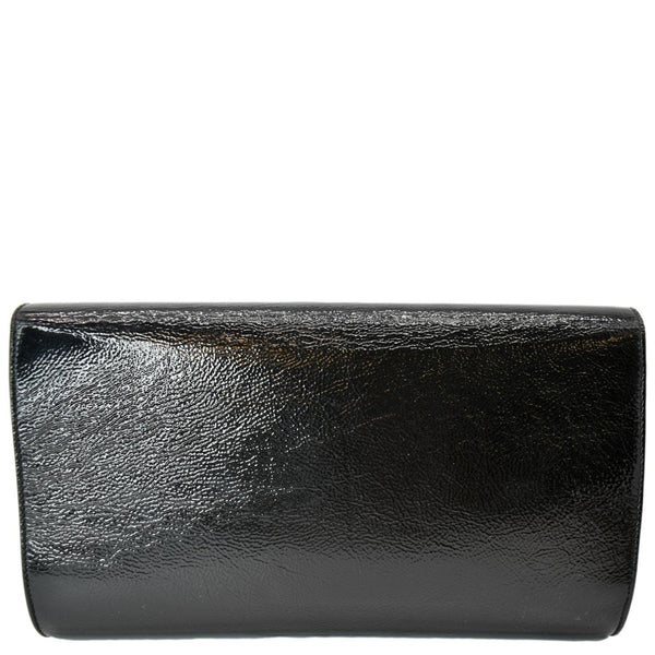 YVES SAINT LAURENT Belle de Jour Leather Clutch Bag Black- sold