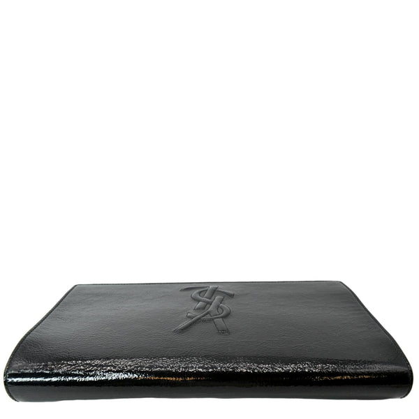 YVES SAINT LAURENT Belle de Jour Leather Clutch Bag Black- sold