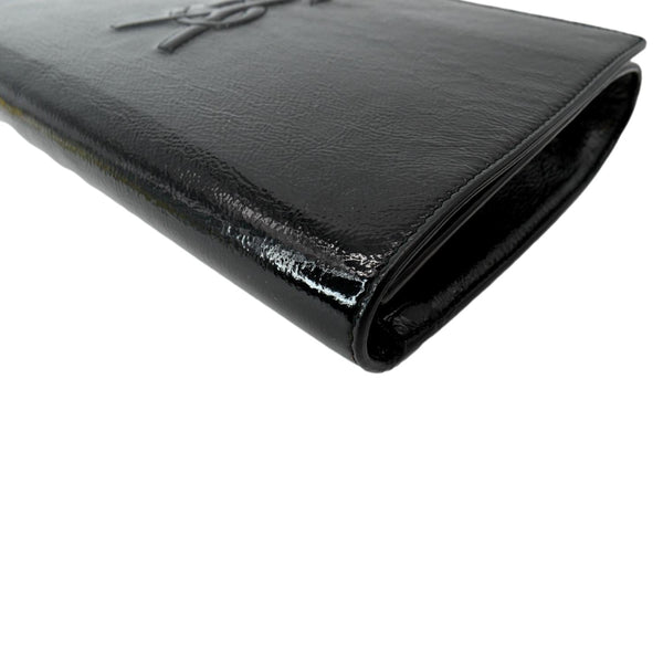 YVES SAINT LAURENT Belle de Jour Leather Clutch Bag Black- sold