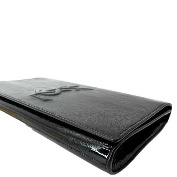 YVES SAINT LAURENT Belle de Jour Leather Clutch Bag Black- sold