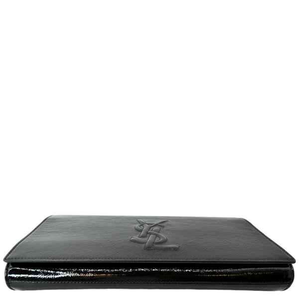 YVES SAINT LAURENT Belle de Jour Leather Clutch Bag Black- sold