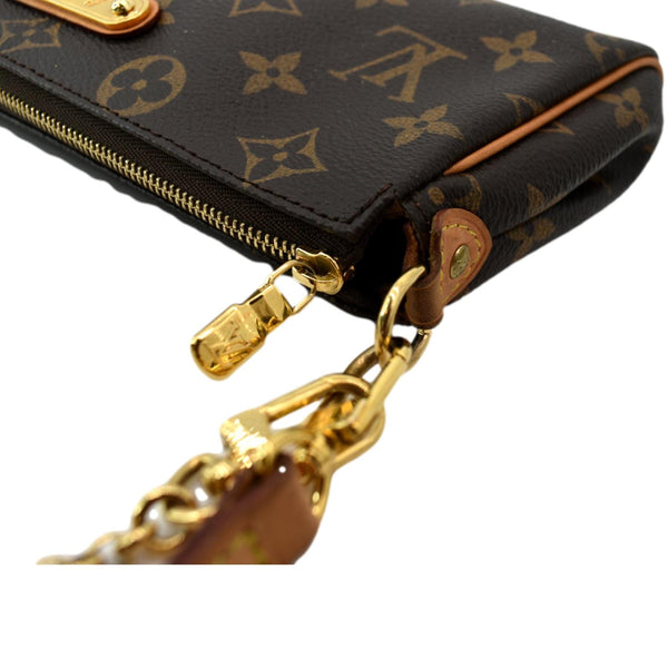 LOUIS VUITTON Eva Monogram Canvas Pochette Crossbody Bag Brown - sold