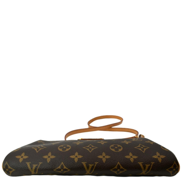 LOUIS VUITTON Eva Monogram Canvas Pochette Crossbody Bag Brown - sold