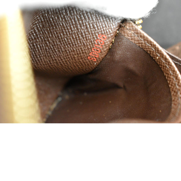 LOUIS VUITTON Zippy Long Damier Ebene Wallet Brown