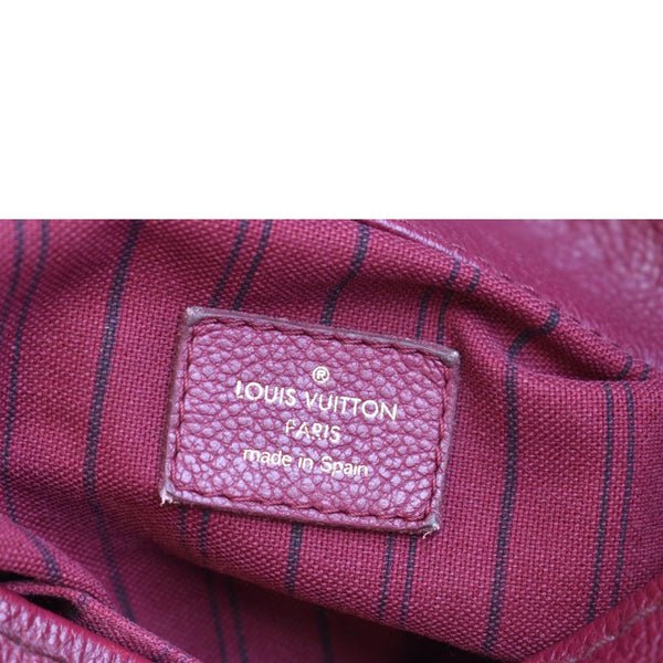 LOUIS VUITTON Artsy MM Empreinte Leather Hobo Bag Red