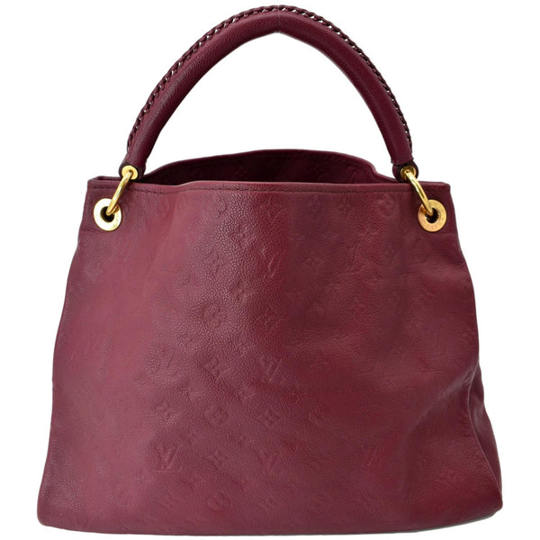 LOUIS VUITTON Artsy MM Empreinte Leather Hobo Bag Red
