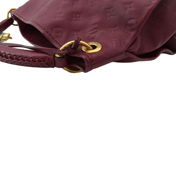 LOUIS VUITTON Artsy MM Empreinte Leather Hobo Bag Red