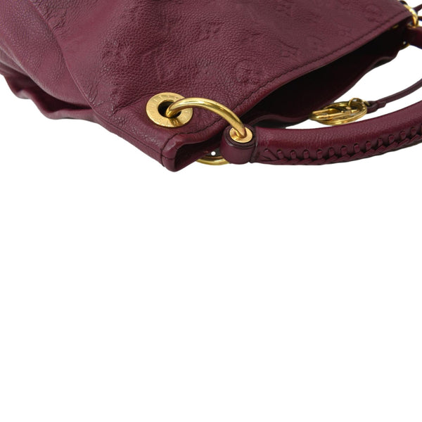 LOUIS VUITTON Artsy MM Empreinte Leather Hobo Bag Red
