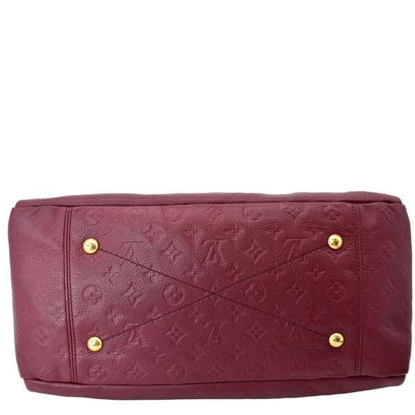 LOUIS VUITTON Artsy MM Empreinte Leather Hobo Bag Red