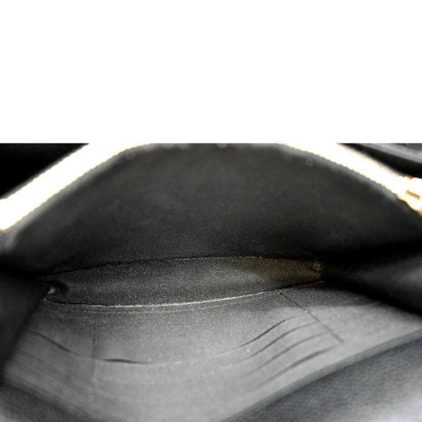 CHANEL Golden Class Caviar Leather Wallet on Chain Bag Black