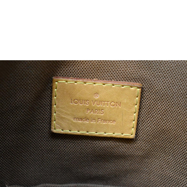 LOUIS VUITTON Odeon MM Monogram Coated Canvas Shoulder Bag Brown