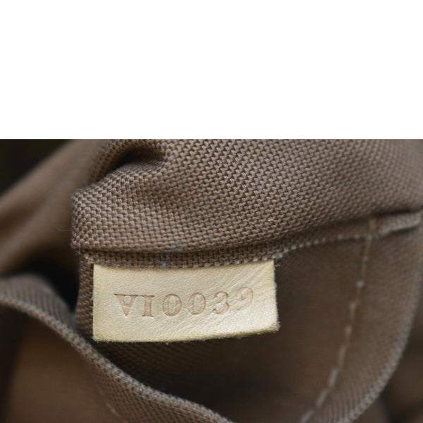 LOUIS VUITTON Odeon MM Monogram Coated Canvas Shoulder Bag Brown