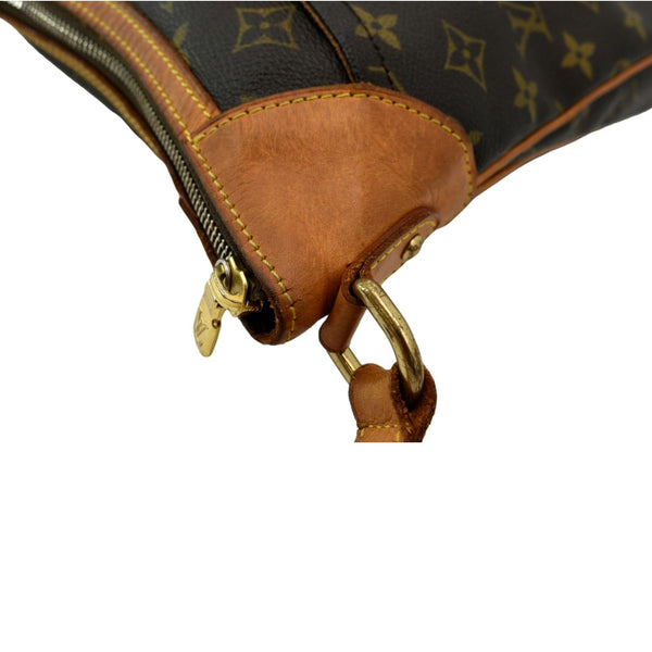 LOUIS VUITTON Odeon MM Monogram Coated Canvas Shoulder Bag Brown