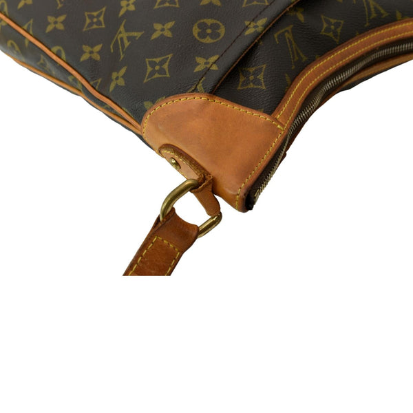 LOUIS VUITTON Odeon MM Monogram Coated Canvas Shoulder Bag Brown